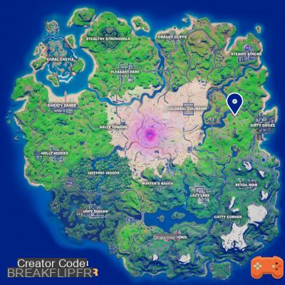 Compresserie Fortnite season 5, where is the place for the quest?