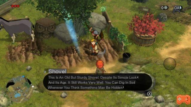 How to get the shovel in Baldo the Guardian Owls
