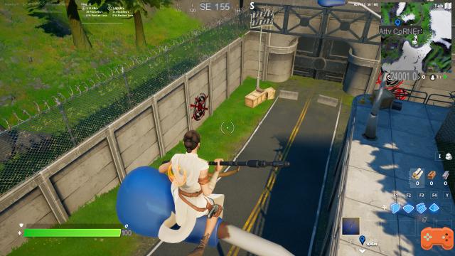 Where is the graffiti covered wall in Fortnite?