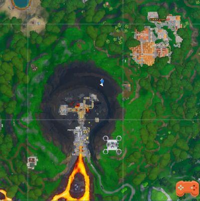 Fortnite: Chip 80 Decryption, Use the Derailleur Pickaxe to Destroy the Rock on Top of the Volcano Crater Rim, Challenge