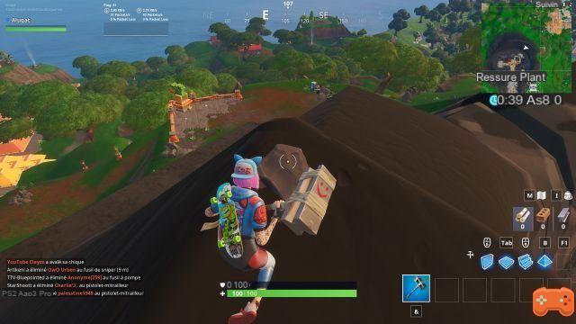 Fortnite: Chip 80 Decryption, Use the Derailleur Pickaxe to Destroy the Rock on Top of the Volcano Crater Rim, Challenge