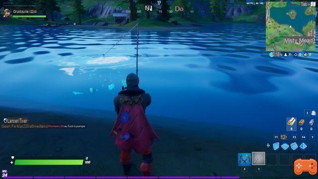 Fortnite: Catch a fish while wearing the sailor outfit, Mission and challenge