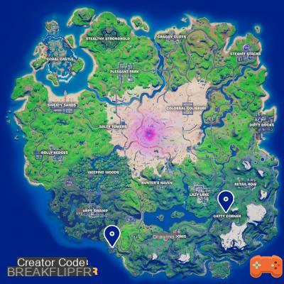 Fortnite: Lay the proof at Catty Corner or at Flush Factory, challenge and quest season 5