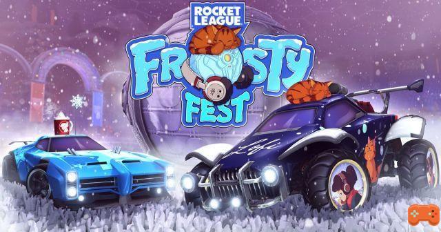 Ricompense dell'evento natalizio 2022 di Frosty Fest Rocket League