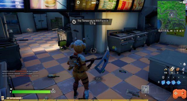 Fortnite: Visit the kitchens of several restaurants, challenge and quest week 14
