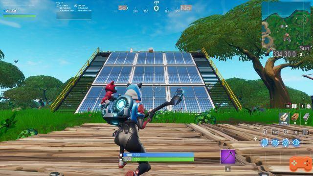 Fortnite: Visit a solar panel in the snow, desert and jungle, challenge week 9 season 9